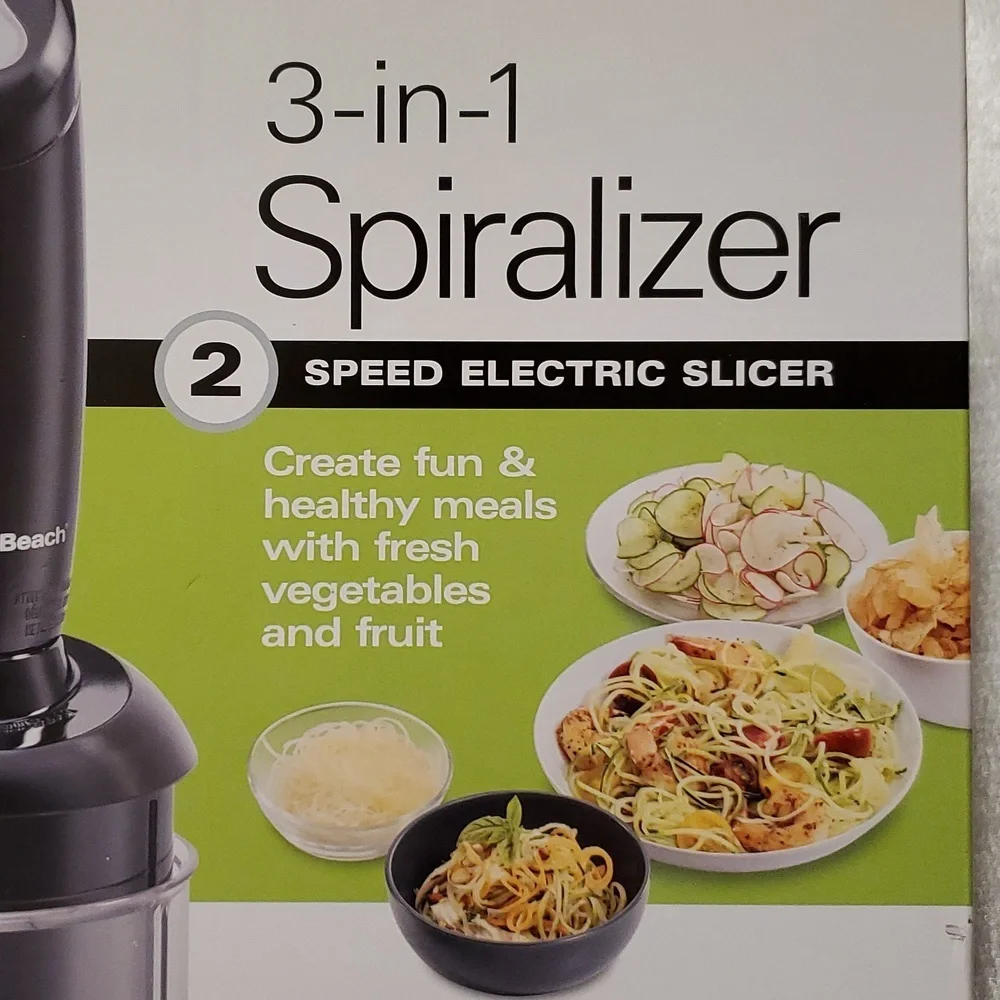 New Hamilton Beach 3-in1 Spiralizer 2 Speed